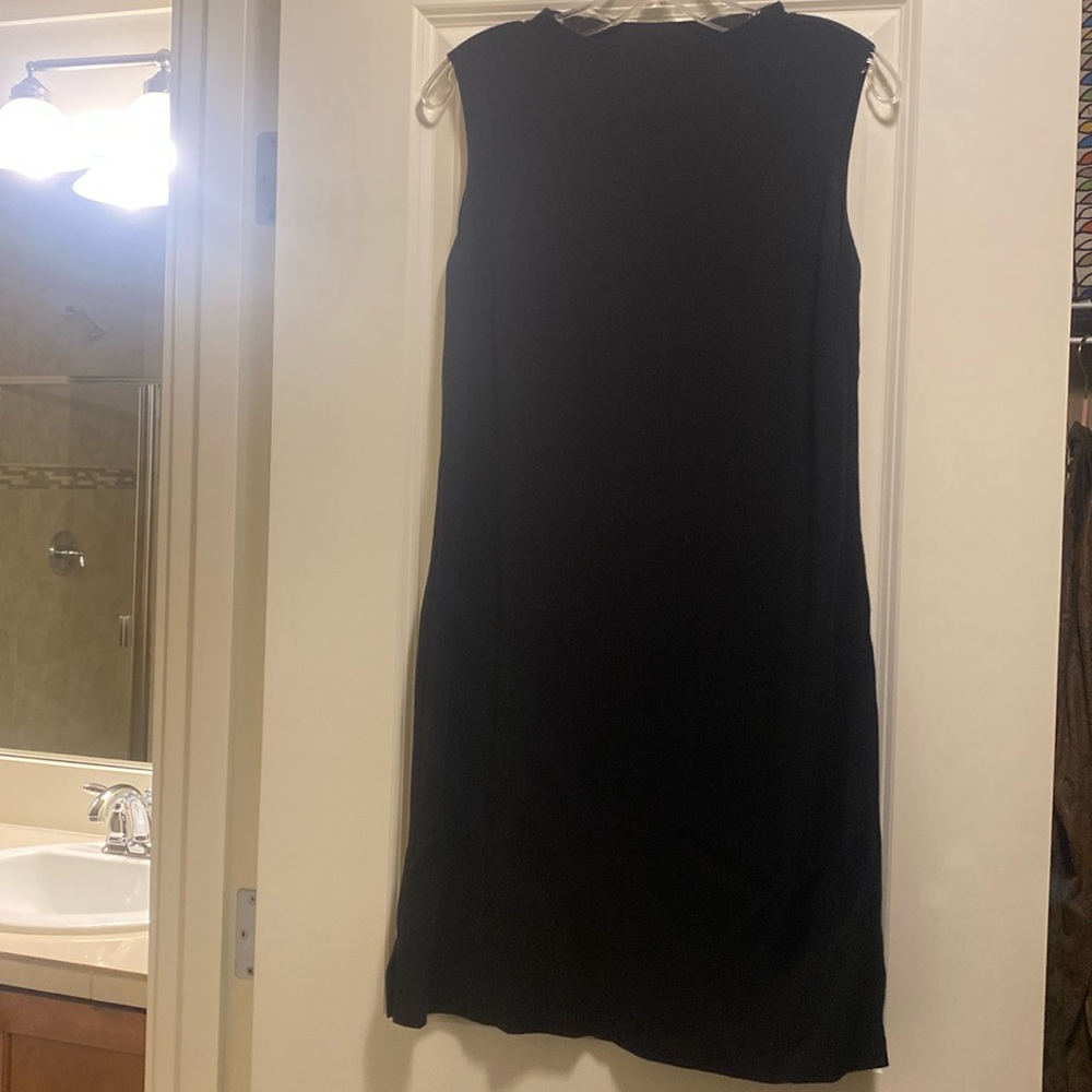 Eileen fisher mini sleeveless wool sweater dress